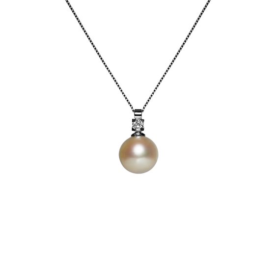 Collier Promesse Femme in Or blanc Perla GQPY1 - GQPY1